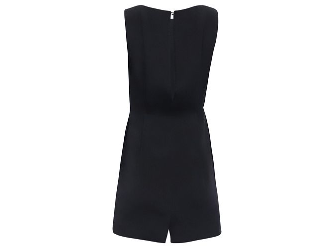 Rag & Bone ärmelloses Minikleid aus schwarzer Seide - Ansicht 4