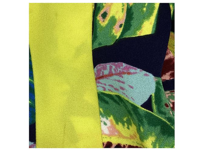 Bcbg Max Azria BCBGMAXAZRIA Mini abito con stampa tropicale in viscosa multicolore - vista 8