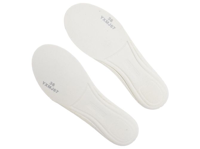 Sneakers Miu Miu Tyre Technical in camoscio avorio - vista 8