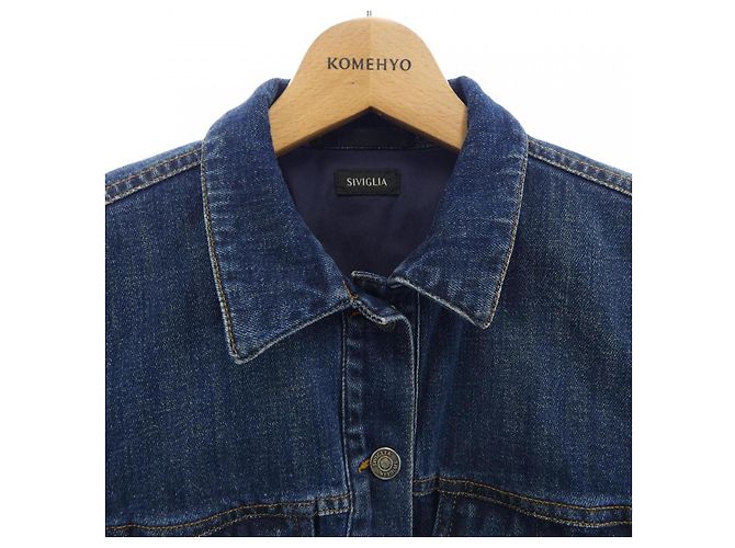Autre Marque Chaqueta de algodón denim Siviglia - vista 5