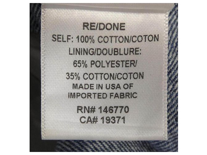 Autre Marque Jeans blu RE/DONE - vista 3