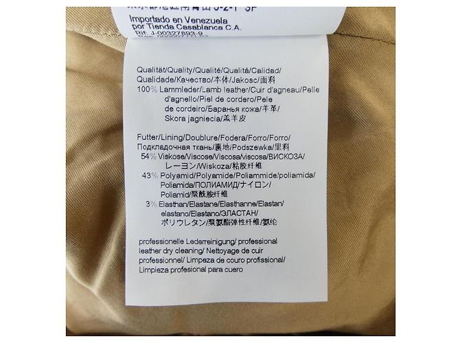Autre Marque Chaqueta de cuero BOSS - vista 3