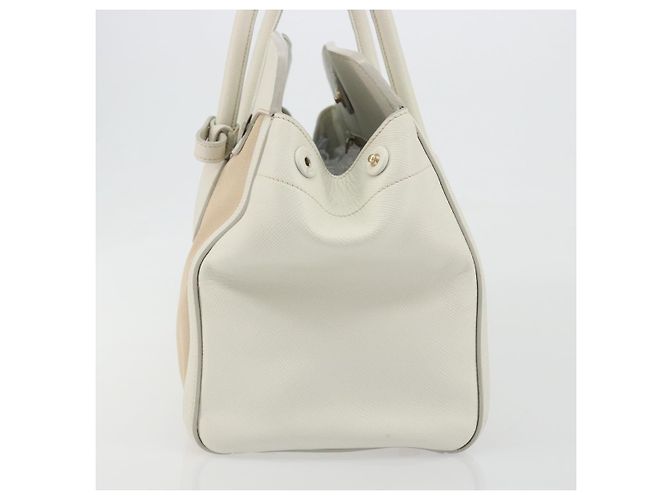 Prada Cuir Frame Convertible Canvas and Saffiano Leather Large - vista 4