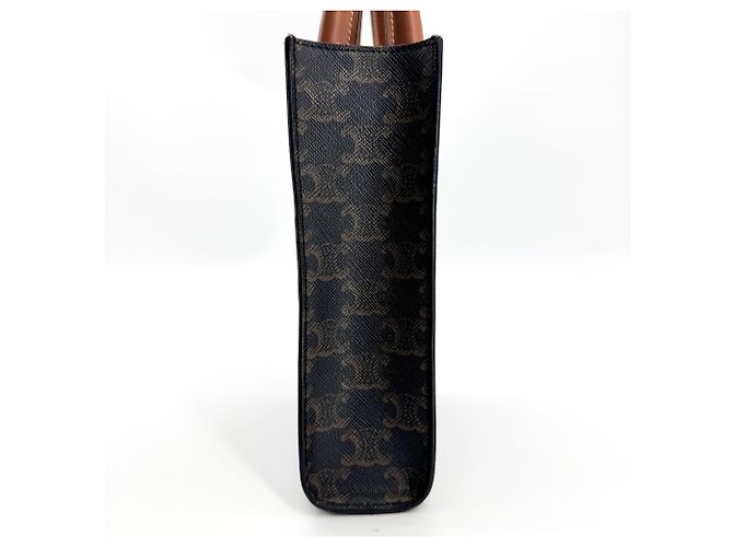 Céline Celine Vertical Cabas Triomphe Coated Canvas Small - vista 4