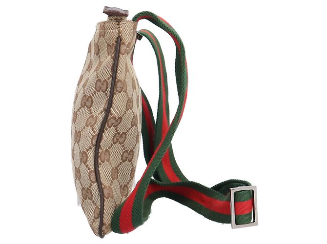 Borsa a Tracolla Gucci Sherry Line Beige - vista 5