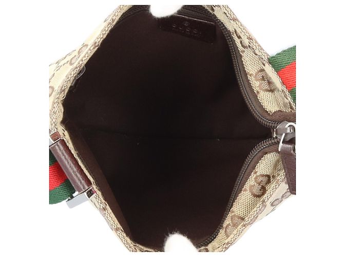 Borsa a Tracolla Gucci Sherry Line Beige - vista 7