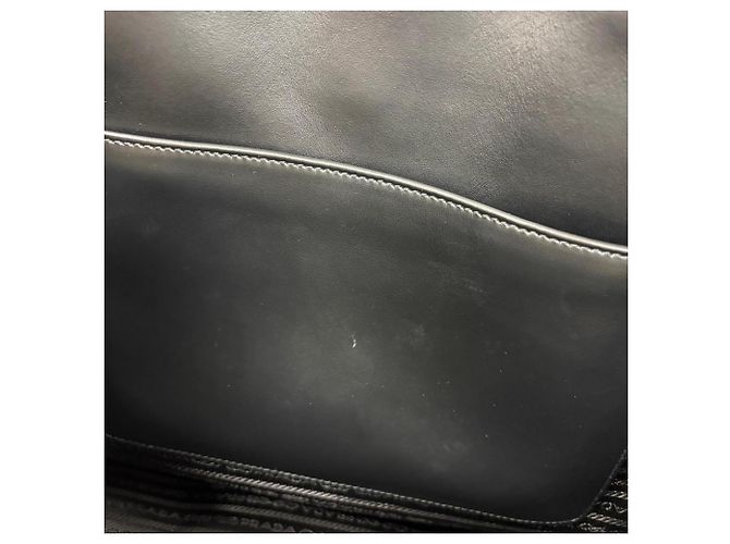Prada Große Tote-Bag mit besticktem Symbol - Ansicht 8