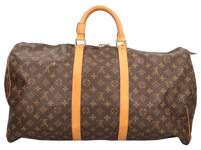 Borsa Boston Louis Vuitton Keepall 55 Monogram - vista 3