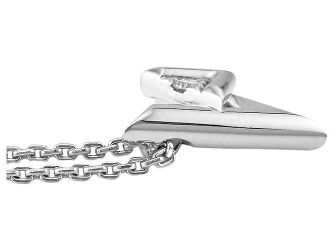 Collana Louis Vuitton LV Vault One in oro bianco 18K con diamante - vista 4