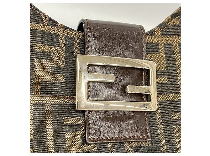Borsa a tracolla Fendi Zucca in tela nylon - vista 11
