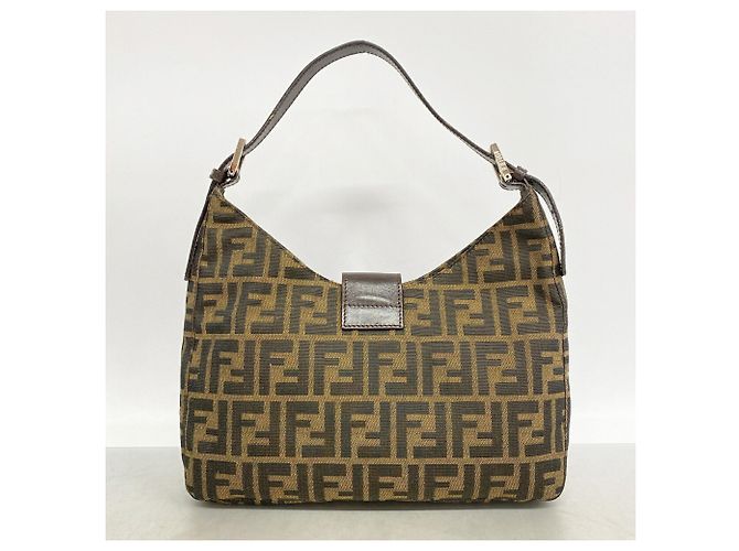 Borsa a tracolla Fendi Zucca in tela nylon - vista 12