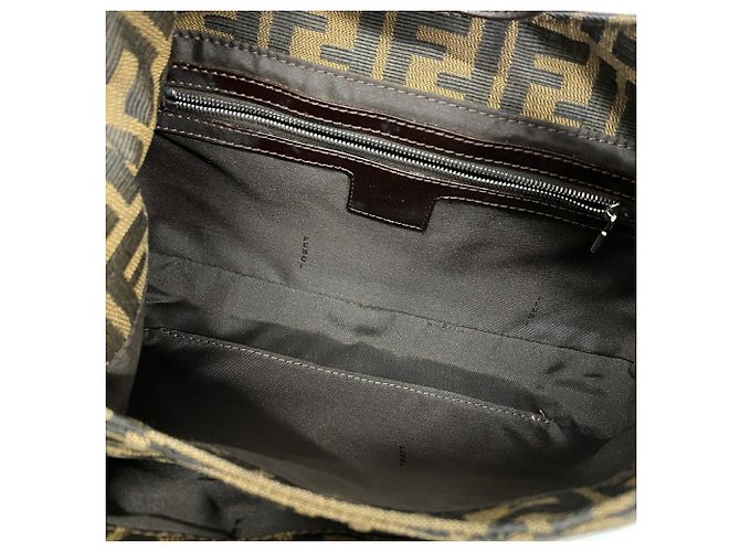Borsa a tracolla Fendi Zucca in tela nylon - vista 4