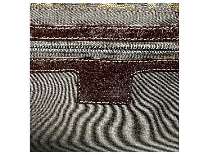 Borsa a tracolla Fendi Zucca in tela nylon - vista 5
