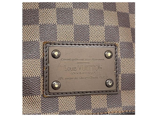 Borsa a spalla Louis Vuitton Damier Brooklyn PM - vista 10