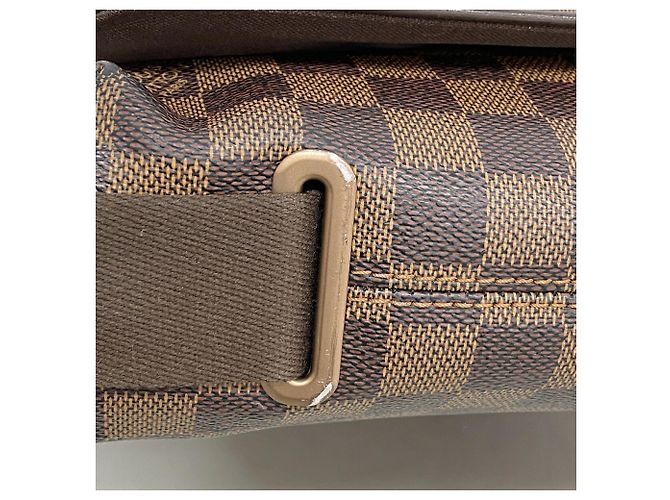Borsa a spalla Louis Vuitton Damier Brooklyn PM - vista 8