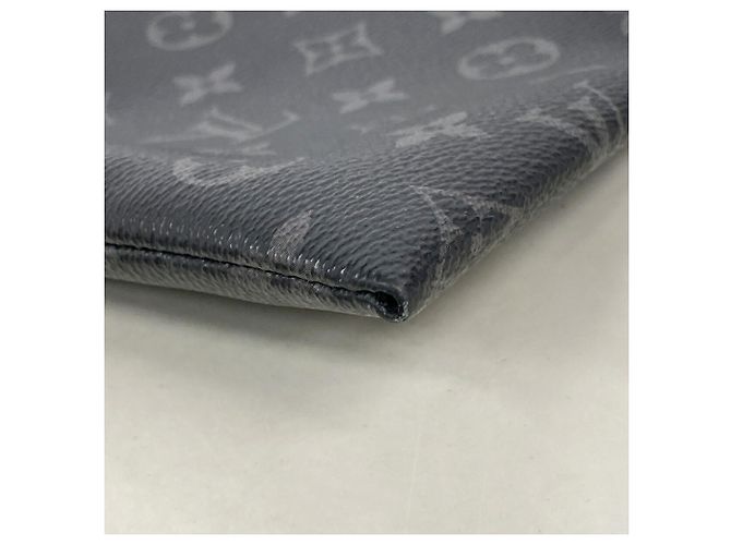 Louis Vuitton Monogram Eclipse Pochette Discovery Clutch Bag - vista 6