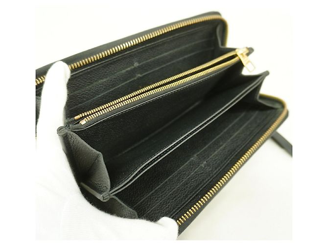 Louis Vuitton Monogram Empreinte Zippy Wallet M60571 Noir - Ansicht 3