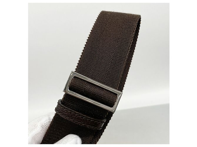 Borsa a tracolla Gucci in tela GG marrone - vista 10