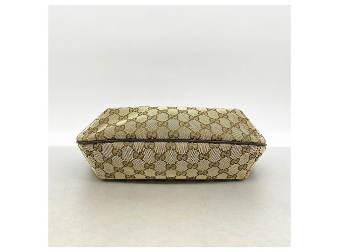 Borsa a tracolla Gucci in tela GG marrone - vista 3