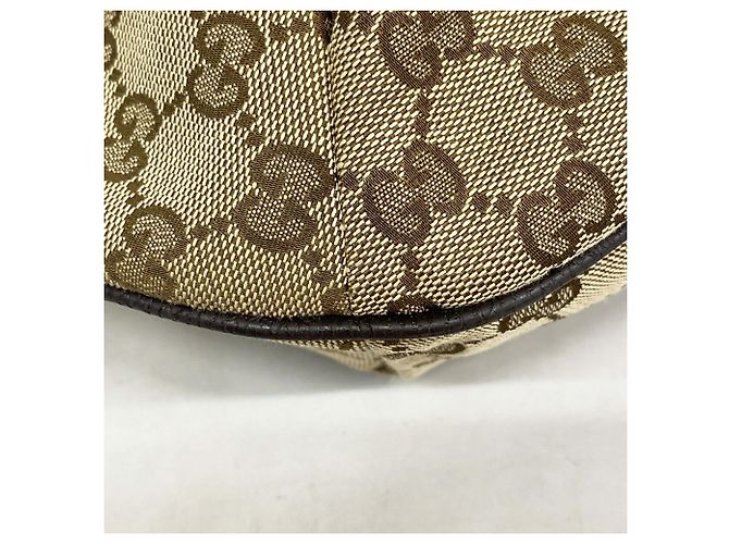 Borsa a tracolla Gucci in tela GG marrone - vista 6