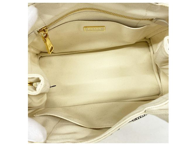 Prada Canapa Canvas Tote Bag - Ansicht 4