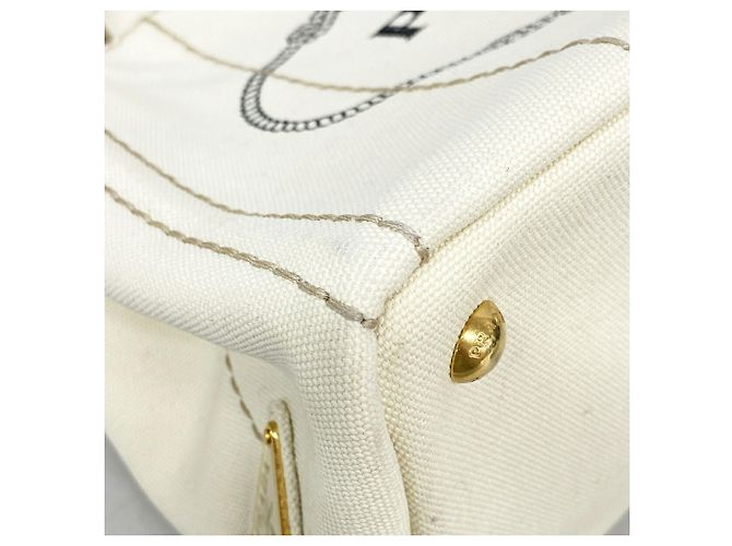 Prada Canapa Canvas Tote Bag - Ansicht 6