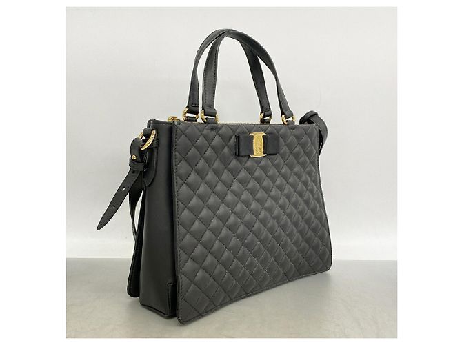 Borsa in pelle Salvatore Ferragamo Vara - vista 2
