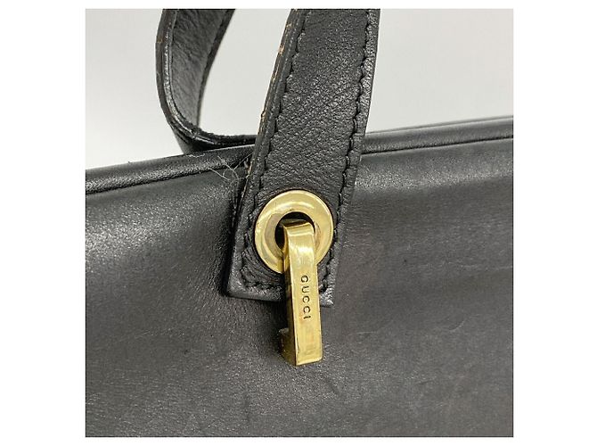 Borsa Tote Gucci in denim nero - vista 12