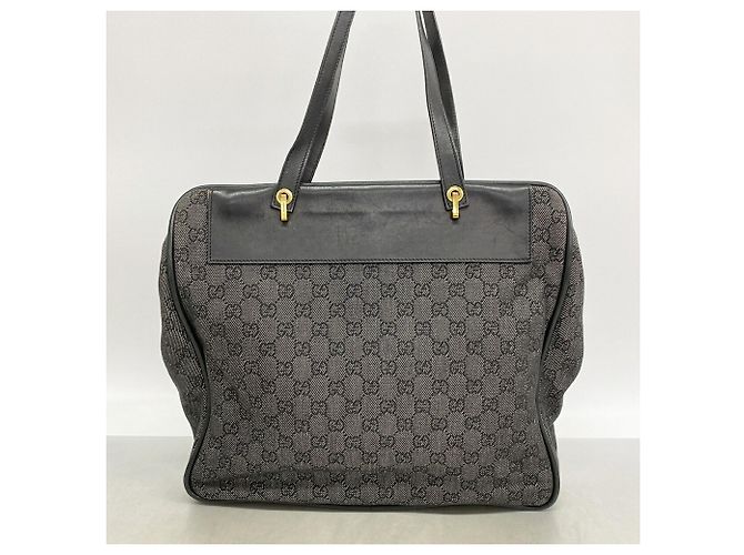 Borsa Tote Gucci in denim nero - vista 13