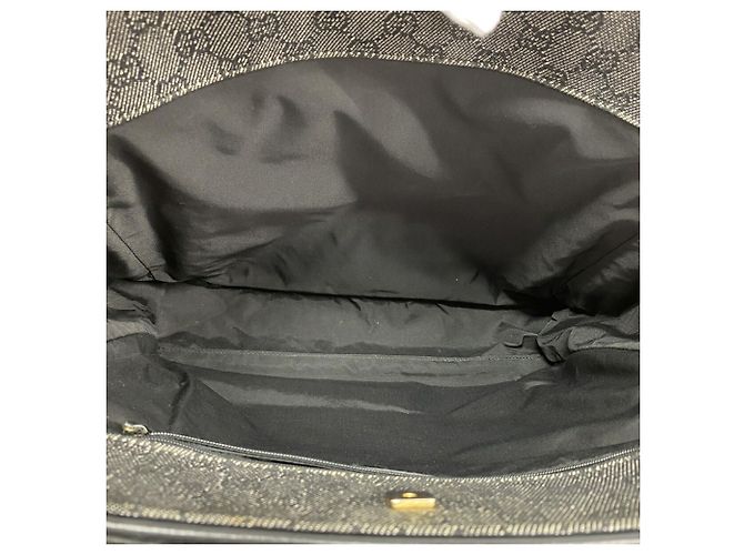 Borsa Tote Gucci in denim nero - vista 4