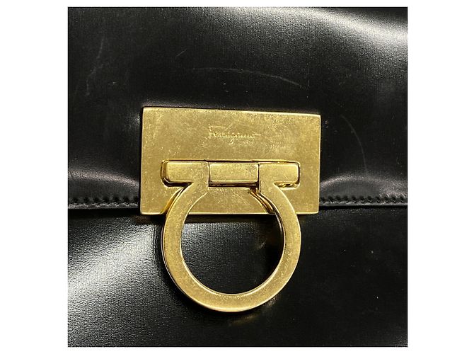 Borsa in pelle Gancini Salvatore Ferragamo - vista 9