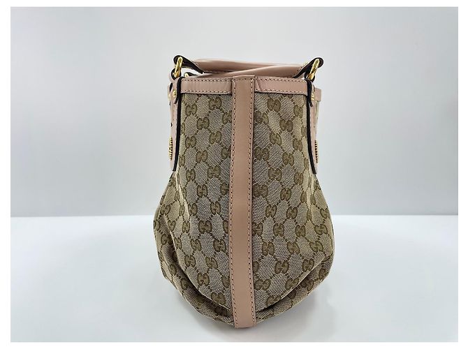Gucci Scarlett GG Canvas with Leather Large - vista 3