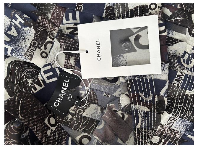 Sommerkleid mit Chanel-Logo-Print - Ansicht 5