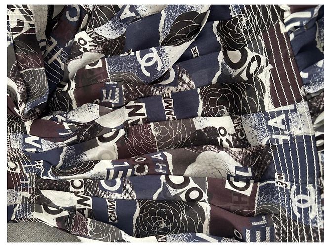 Sommerkleid mit Chanel-Logo-Print - Ansicht 8