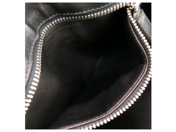 Prada VR0051 Pochette in pelle nera - vista 7