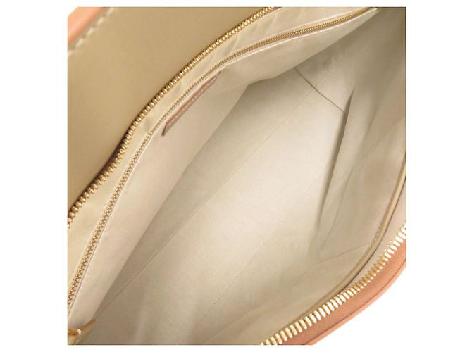 Borsa a mano 2-Way e borsa da viaggio Burberry Logo in pelle beige - vista 7