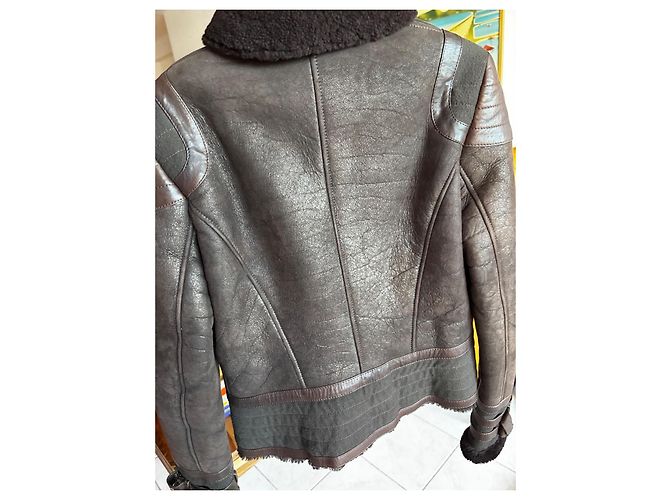 Ventcouvert Vent Couvert Giacca in pelle marrone - vista 2