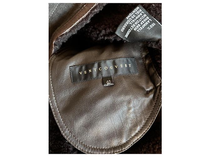 Ventcouvert Vent Couvert Giacca in pelle marrone - vista 5