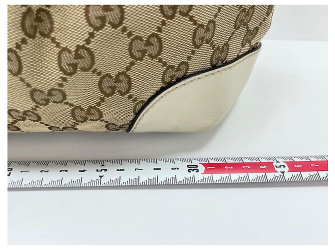 Gucci Sukey Top Handle Satchel GG Canvas mit Leder Medium - Ansicht 6