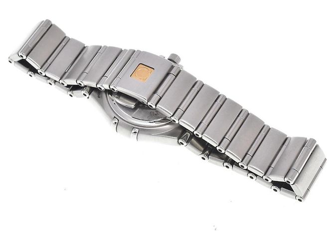 Omega Constellation Quartz Stainless Steel com bisel e marcadores de diamante 22 - vista 2