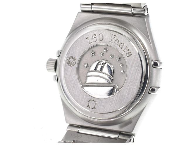 Omega Constellation Quartz Stainless Steel com bisel e marcadores de diamante 22 - vista 6