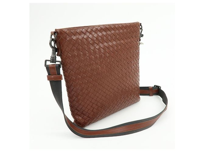 Bottega Veneta Flat Messenger Intrecciato Nappa Medium - vista 4