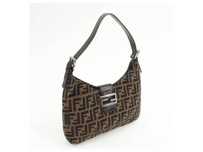 Fendi Vintage Zucca Canvas Medium - vista 4