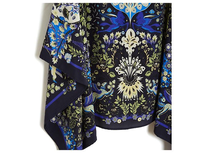 Etro Túnica de Crepé de Seda Estampado Arabesco - vista 2