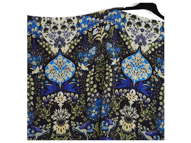 Etro Túnica de Crepé de Seda Estampado Arabesco - vista 4
