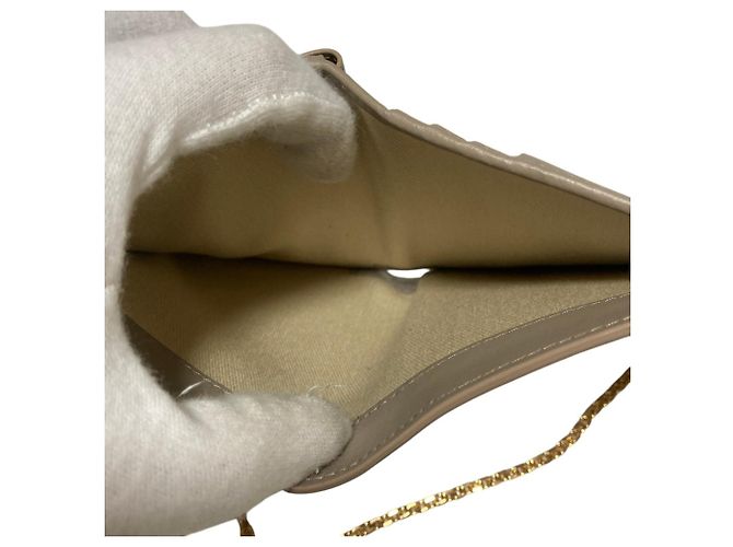 Cartera de cadena de cuero gris Marni - vista 7