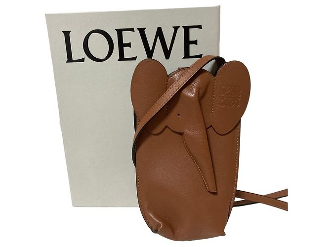 Bolsa de Ombro LOEWE Elephant Pocket - vista 10