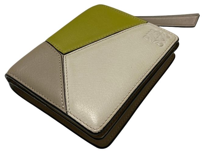 Cartera compacta con cremallera Puzzle de piel LOEWE - vista 3