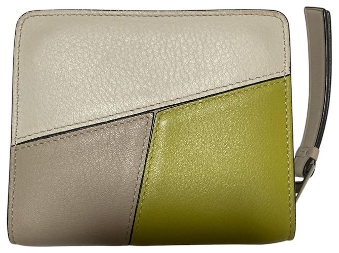 Cartera compacta con cremallera Puzzle de piel LOEWE - vista 4