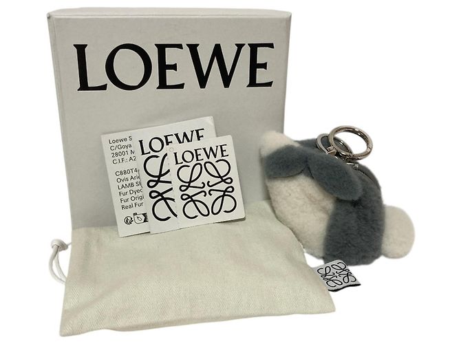 Monedero Loewe Shearling Bunny Charm - vista 10